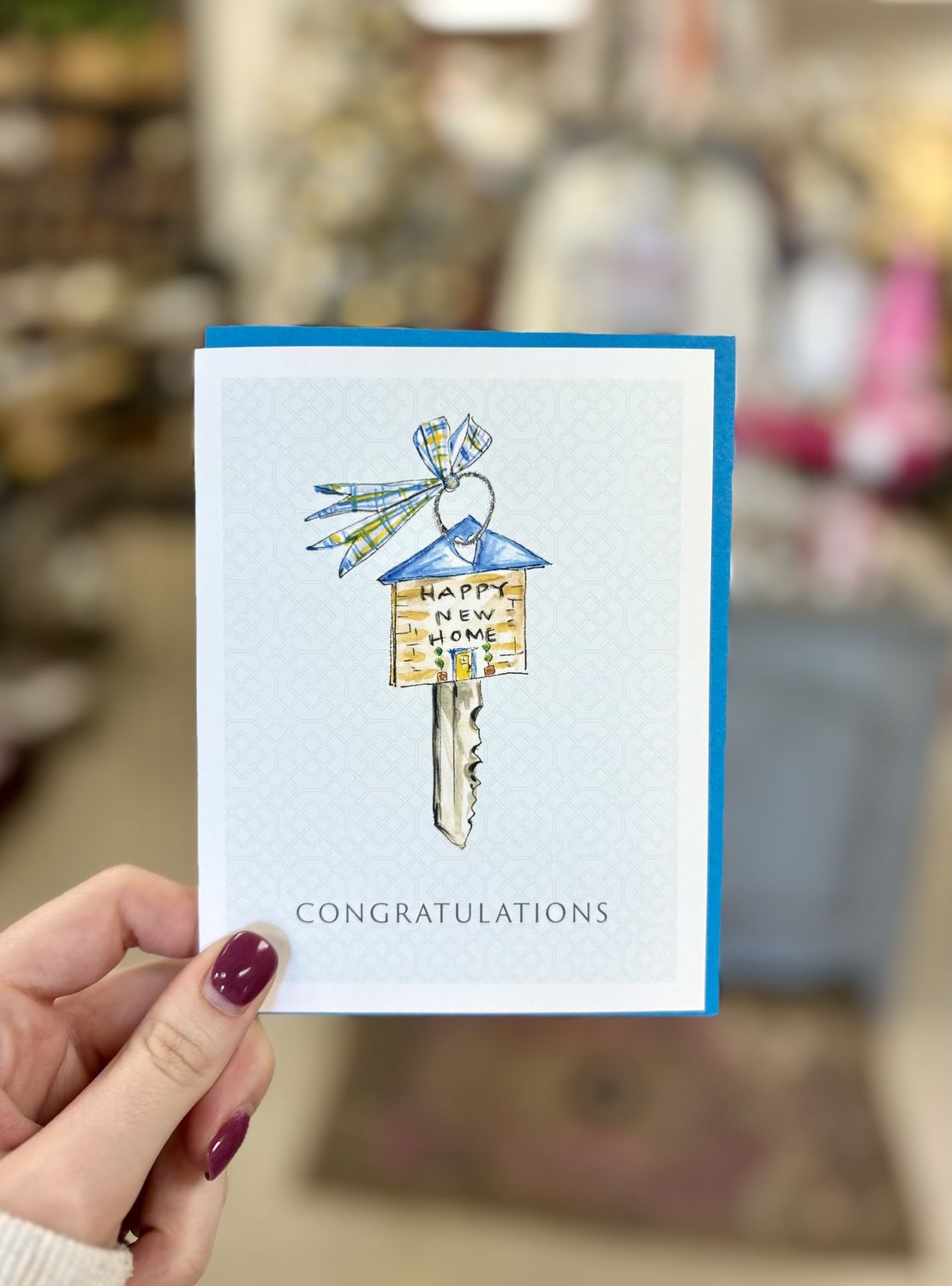 New Home Cards, Color: Happy New Home Key