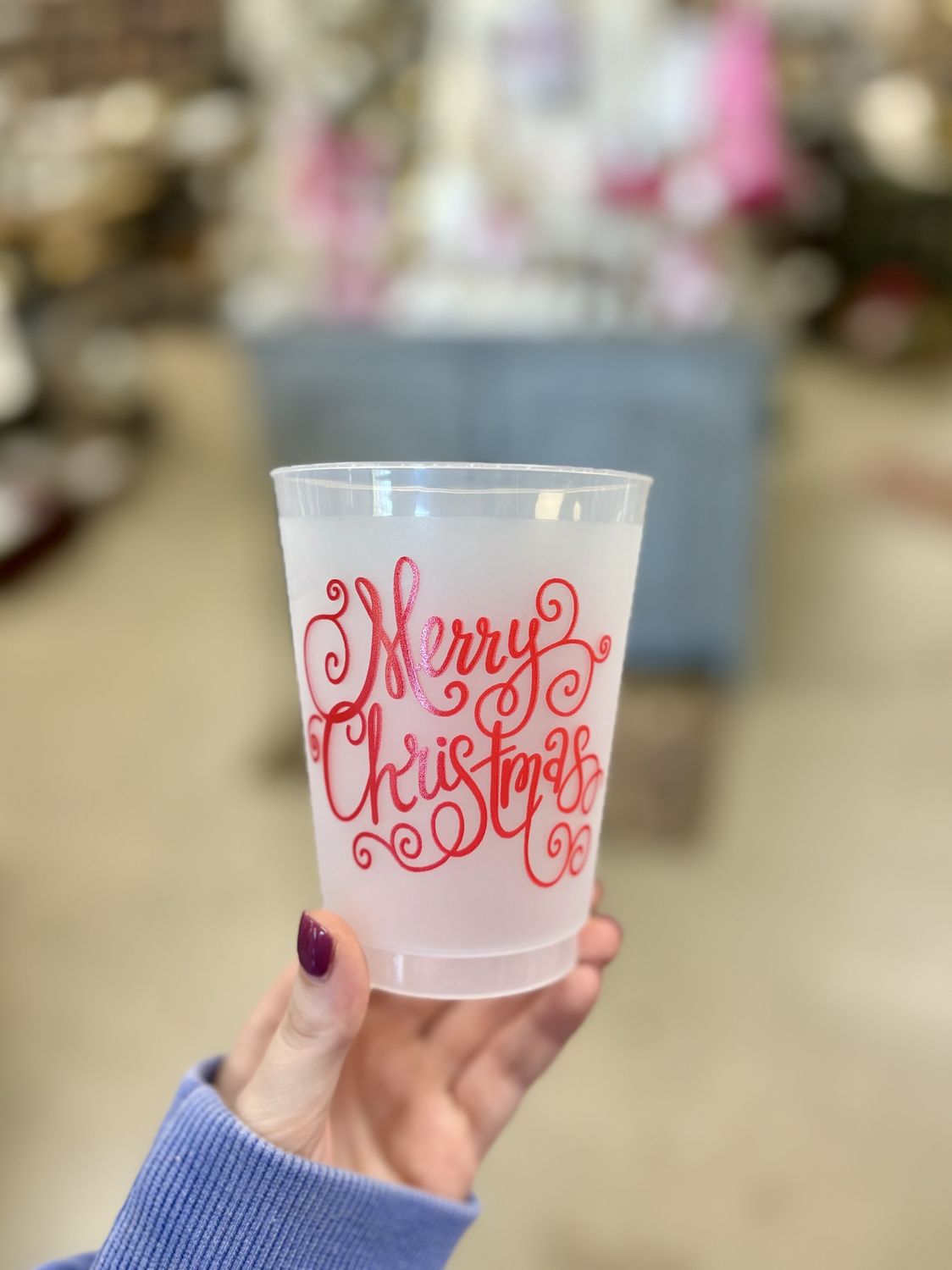 Christmas Flex Cups, Design: Merry Christmas