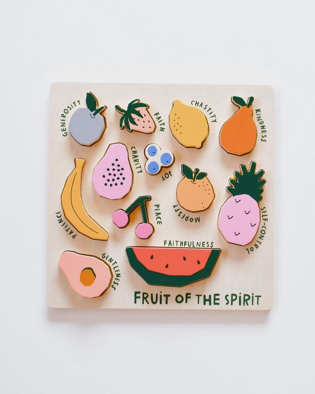 Fruit of The Spirit Wooden Puzzle