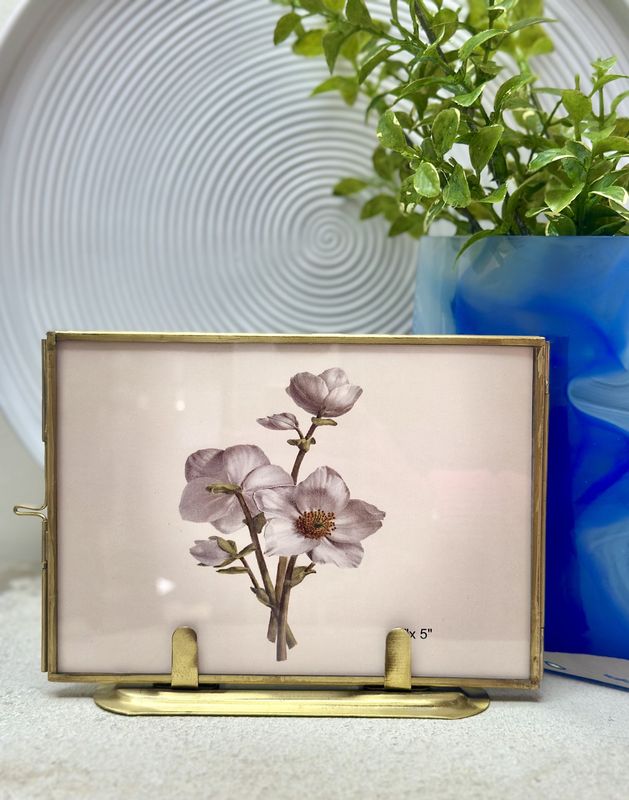 Brass Standing Picture Frame