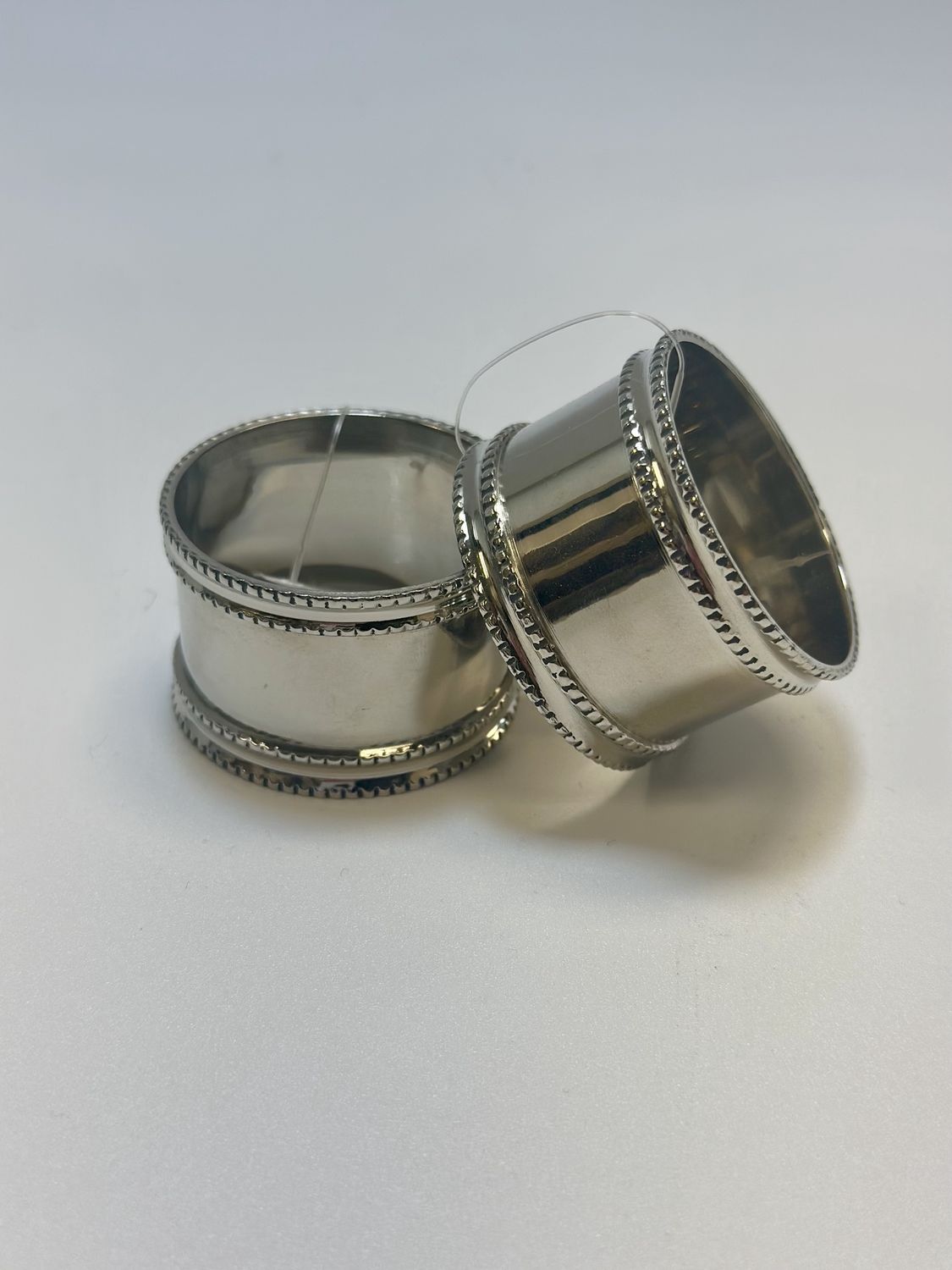 Classic Napkin Ring, Metal: Silver