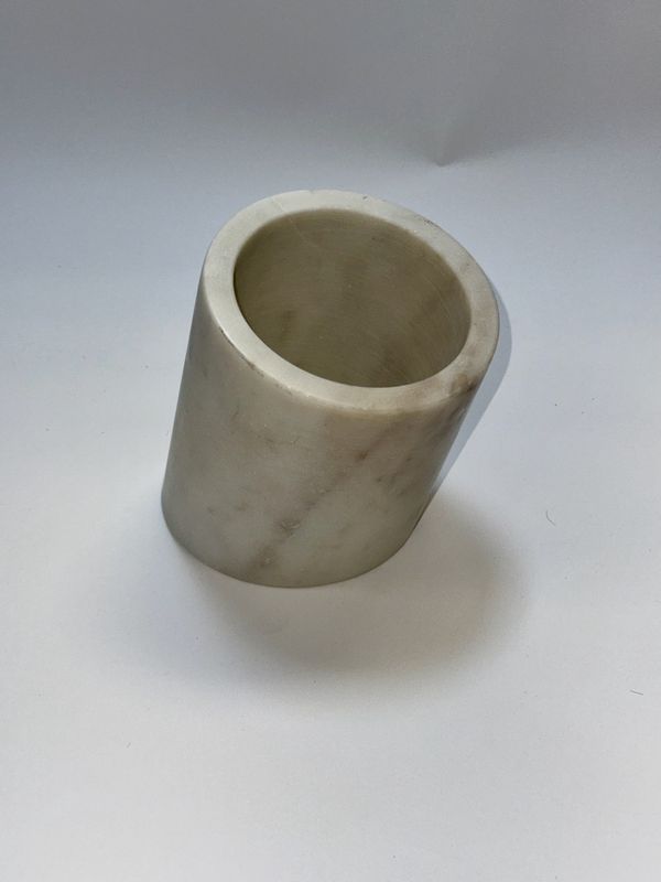 Tilted Marble Bottle Holder