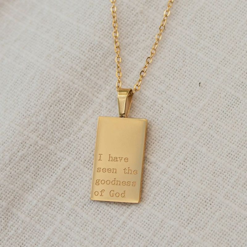 Spiritual Gold Necklace