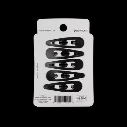 Snap Clips, Color: Jet Black