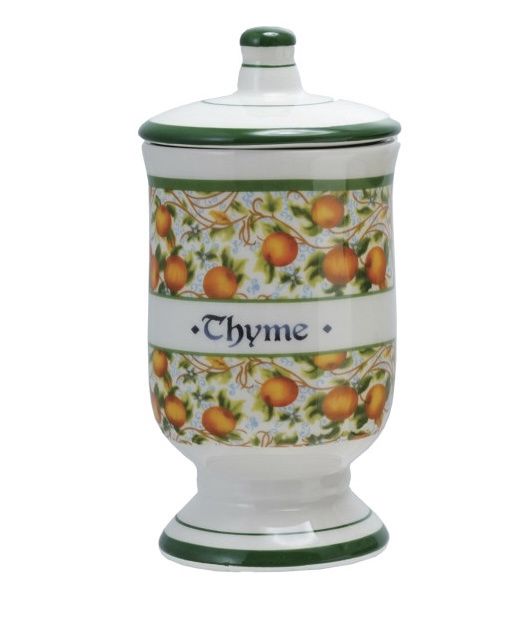 Ceramic Spice Canister, Character: Thyme