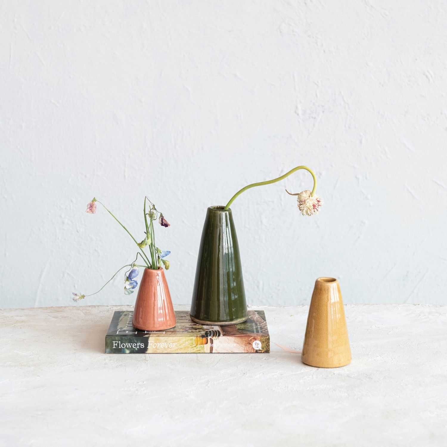 Boho Terracotta Vase Set