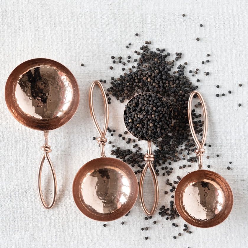 Copper Scoops Set