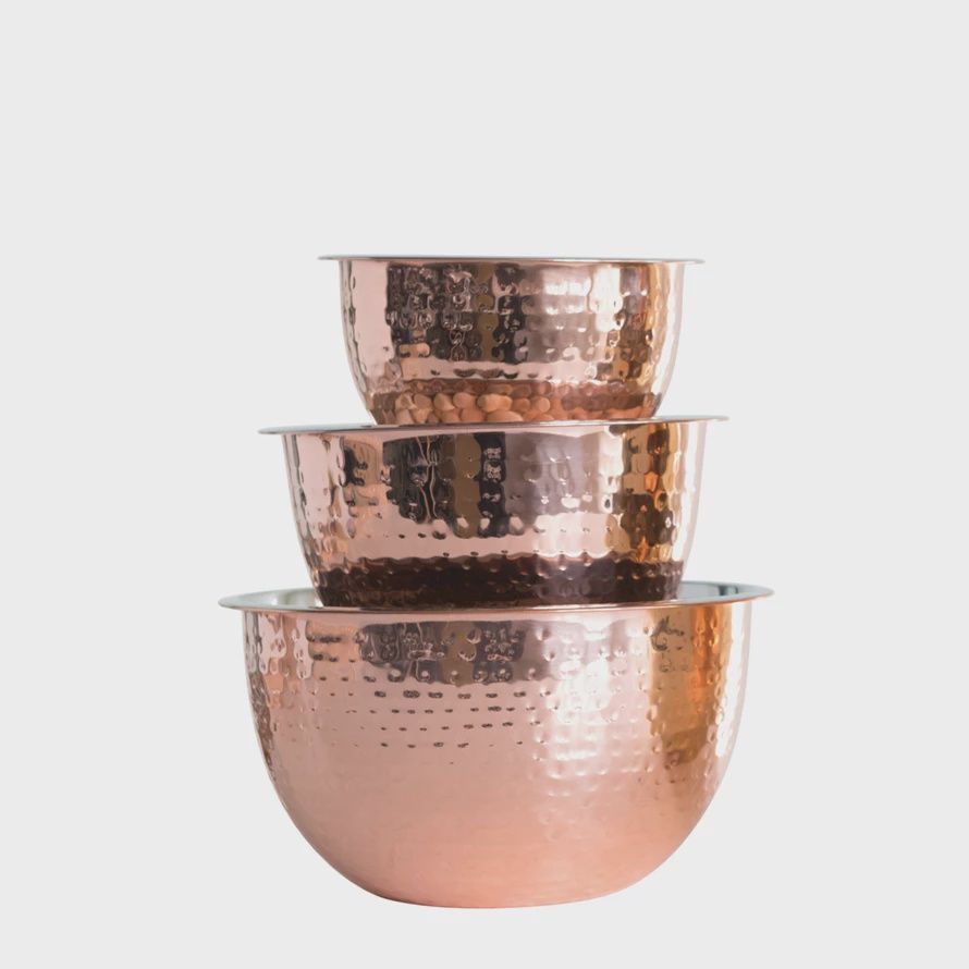 Copper Bowls Set
