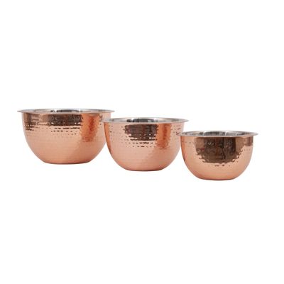 Copper Bowls Set