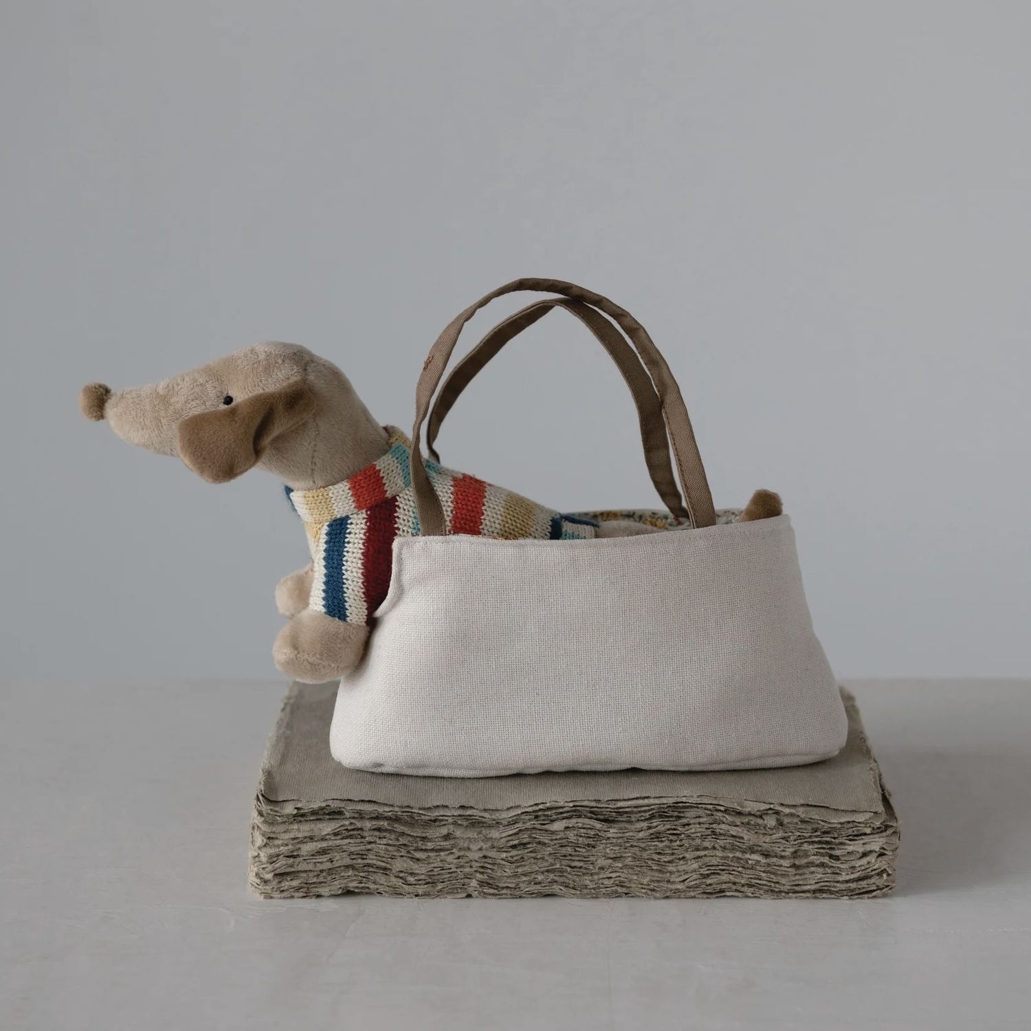 Weenie Dog with Purse