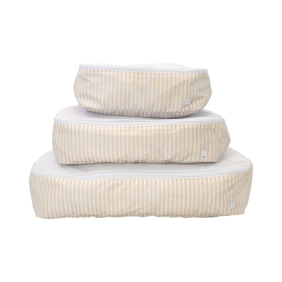 Mini Squad Packing Cubes, Design: Sand Stripe