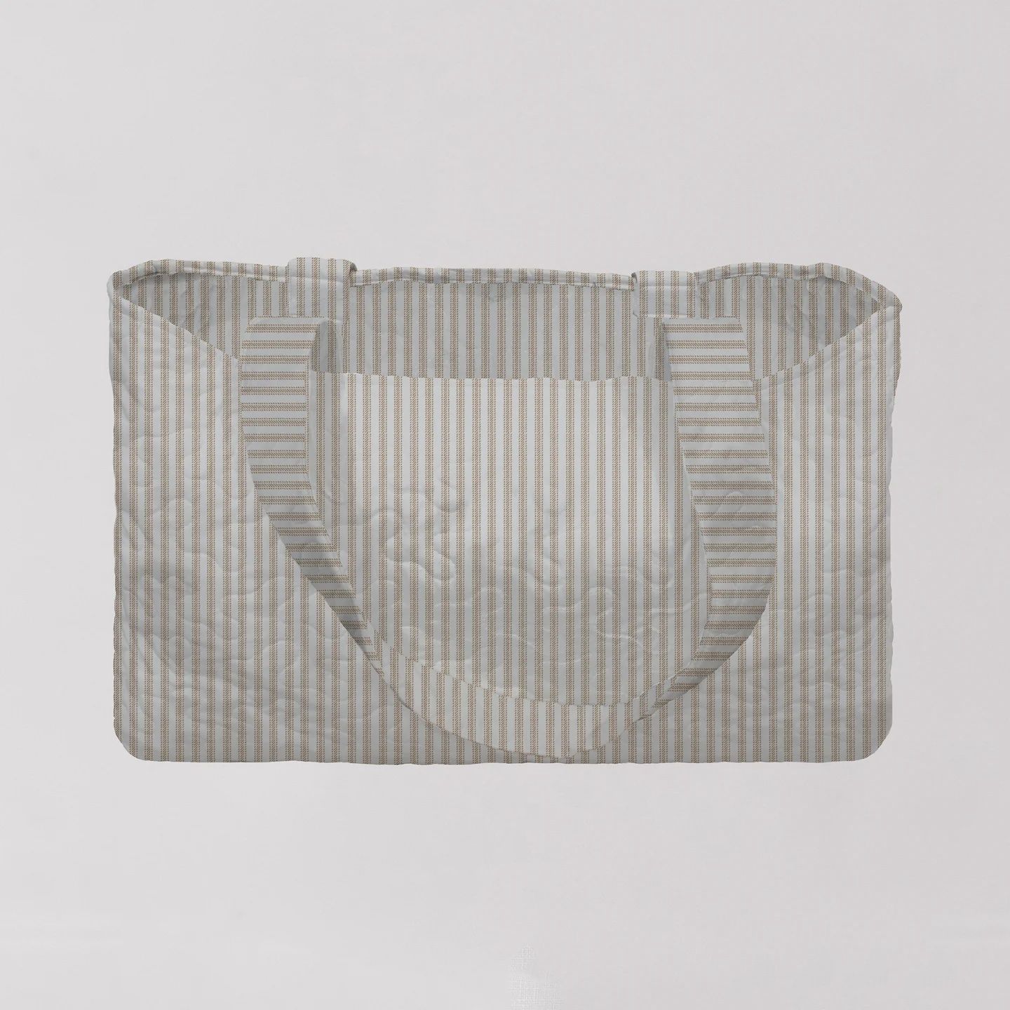 Quilted Tote Bag, Design: Brown