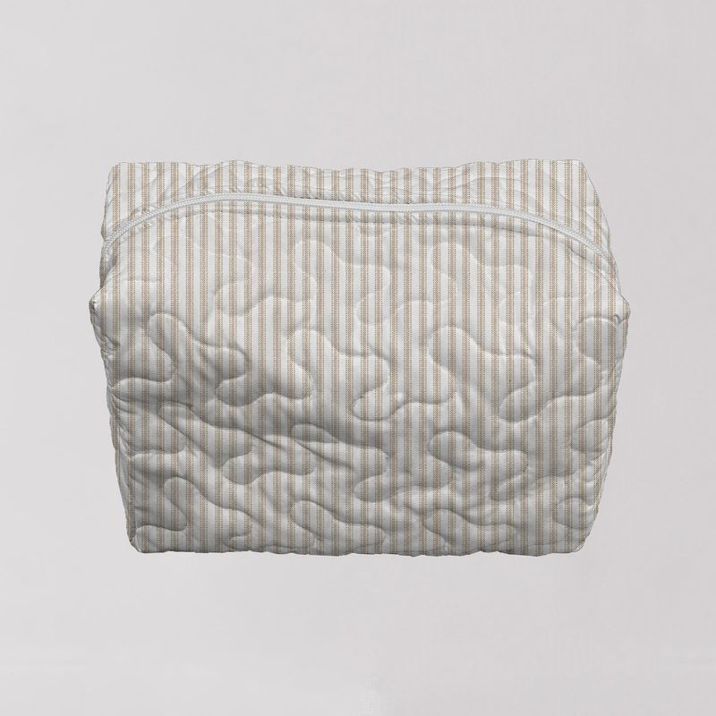 Large Quilted Makeup Bag