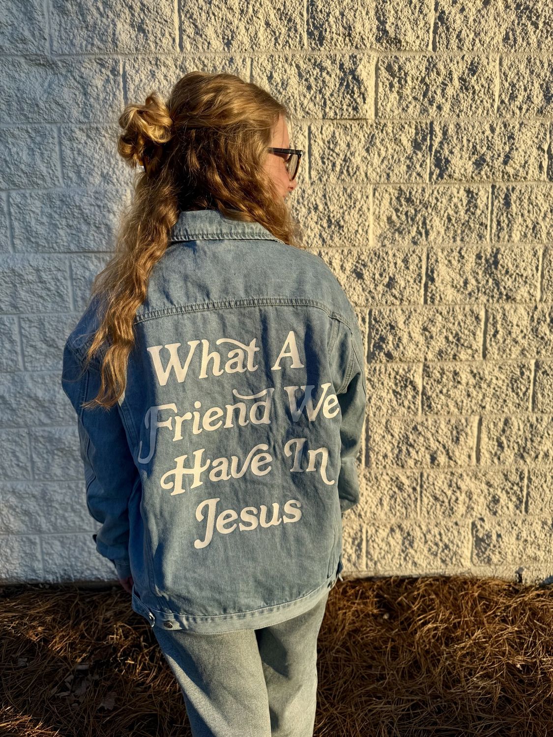 What a Friend Denim Jacket, Size: S