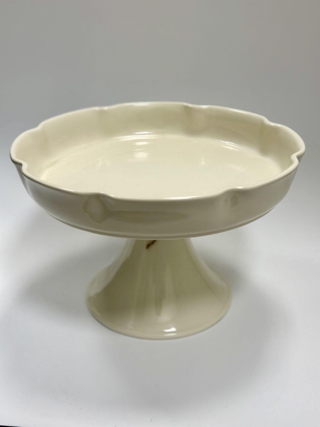 Scalloped Cake Plate
