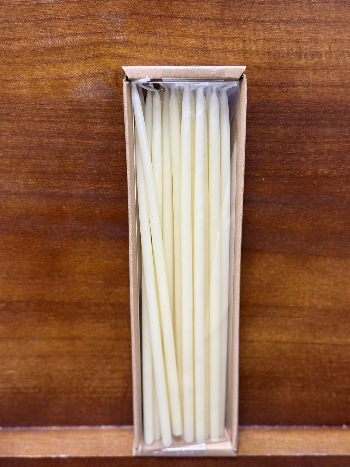Very Thin 10” Taper, Color: Ivory