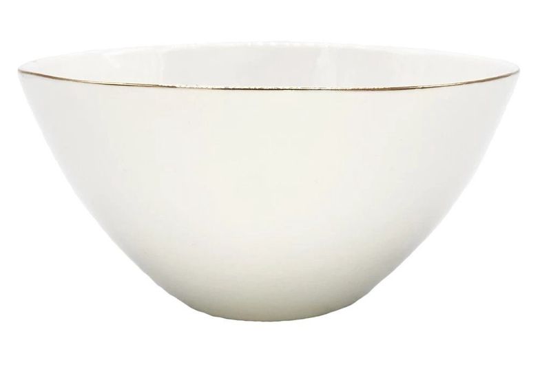 Abbesses Bowl Medium Gold Rim