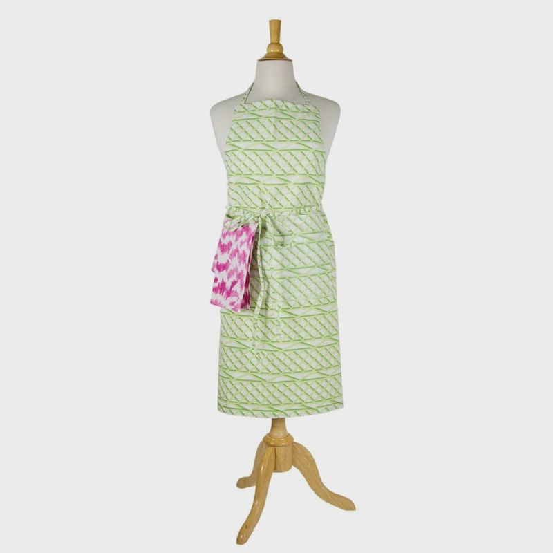 Green Garden Trellis Apron
