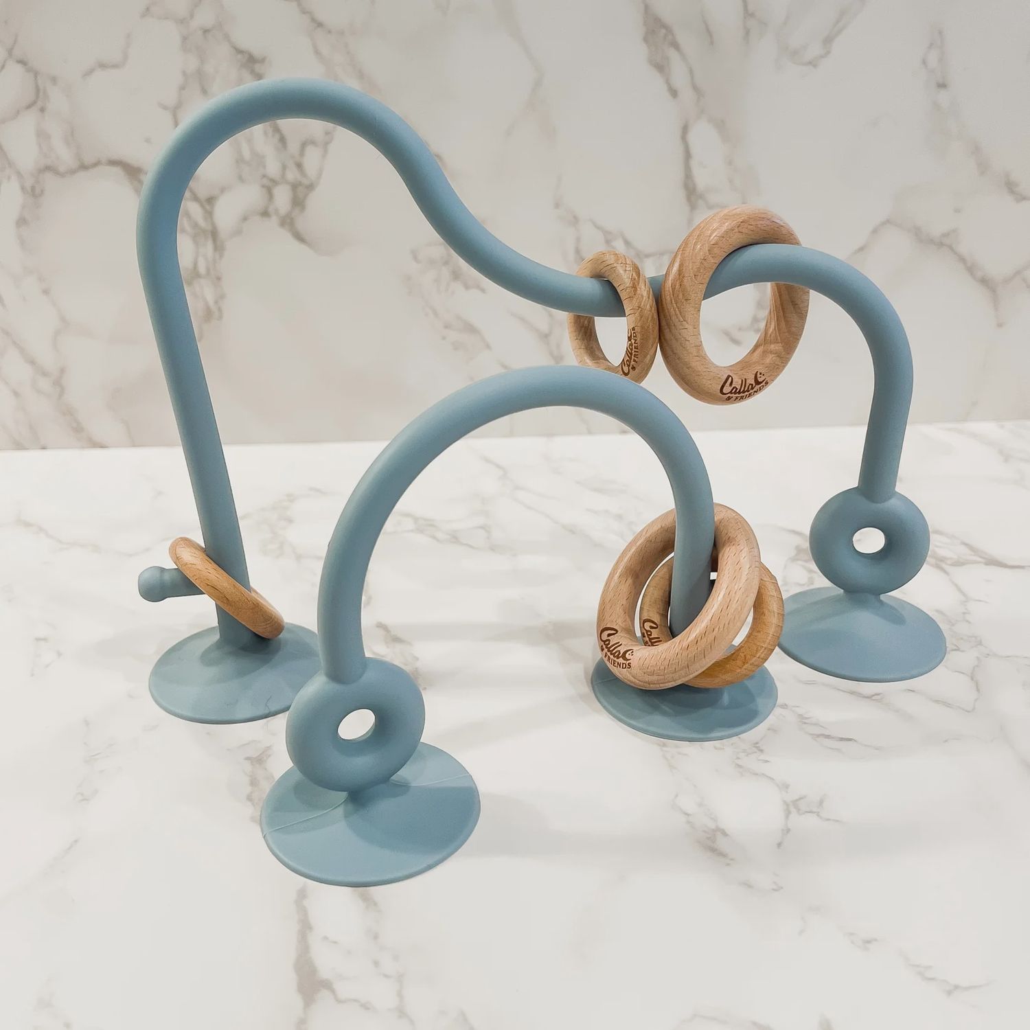 Suction Table Toy, Color: Powder Blue