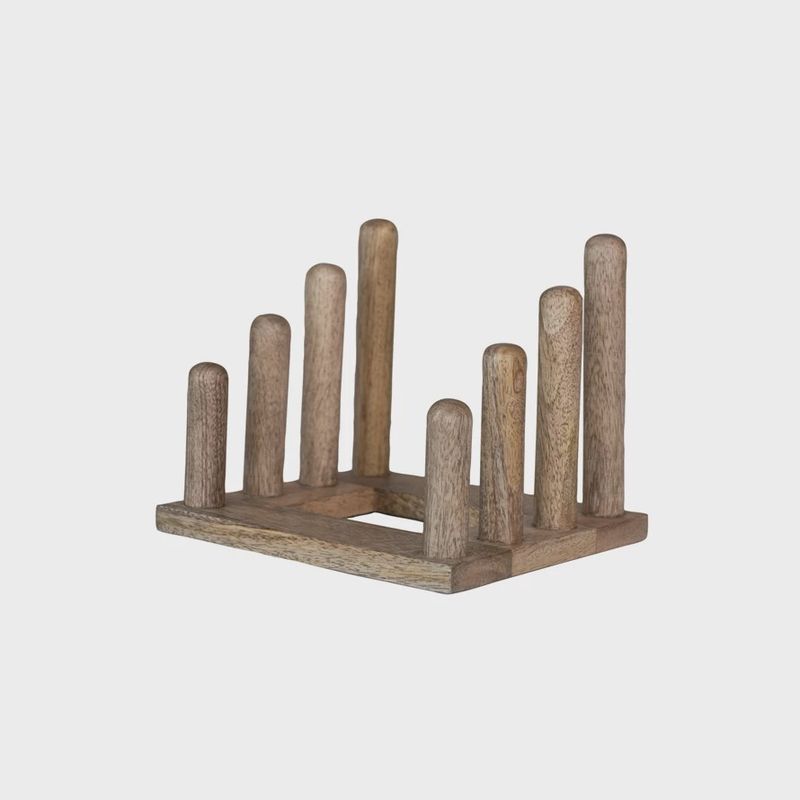 Wooden Plate Stand