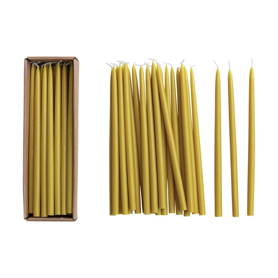 Thin 10” Taper, Color: Chartreuse