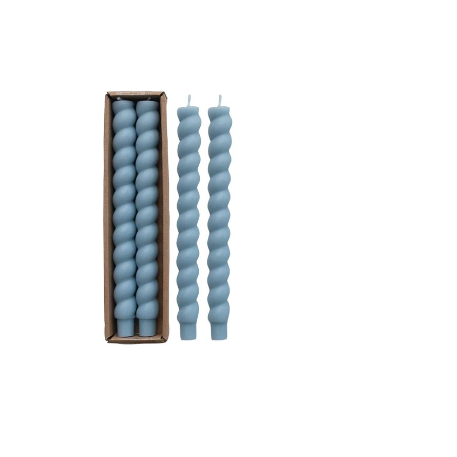 Twisted Tapers Set/2, Color: Blue
