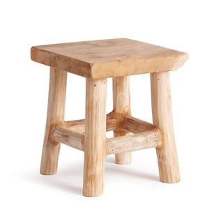 Ewan Teak Plant Stand, Size: Small
