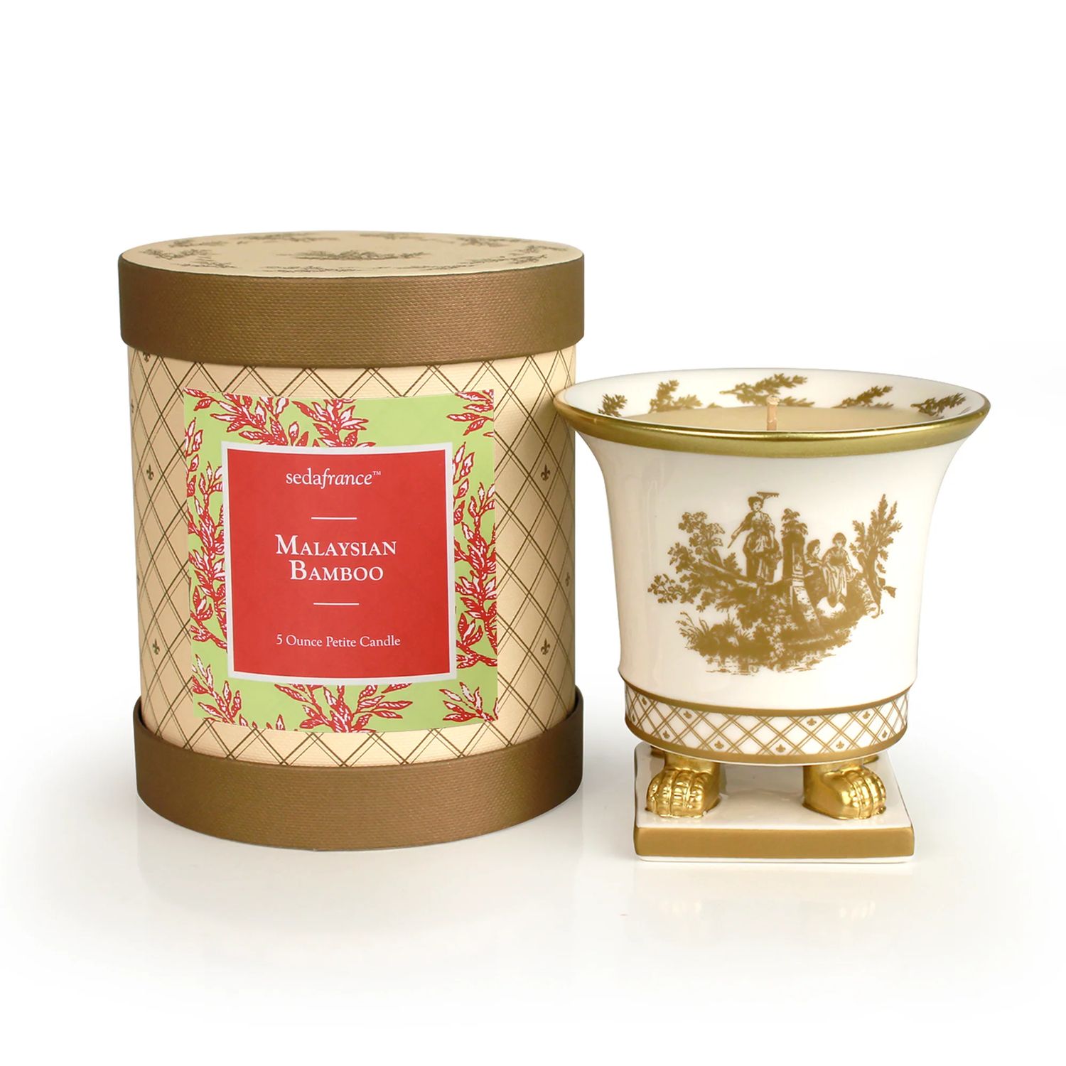 Petite Ceramic Candle, Fragrance: Malaysian Bamboo