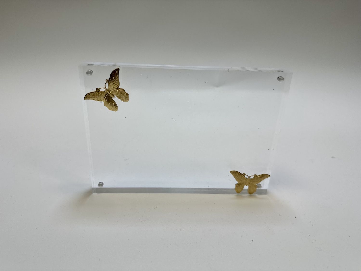 Acrylic Butterfly Frame, Size: 5x7