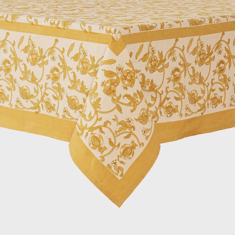 Granada Mustard 71&#39; x 106&quot;