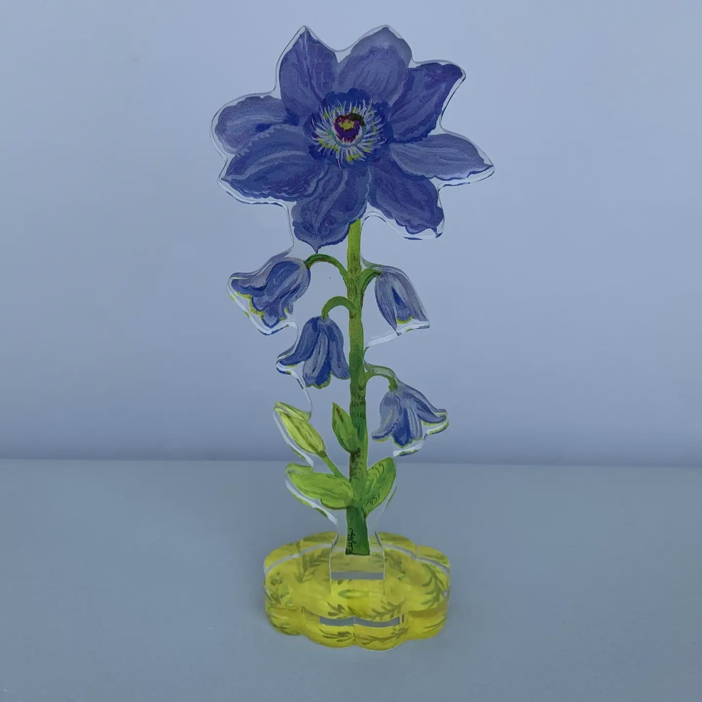 Clematis Acrylic, Size: Small