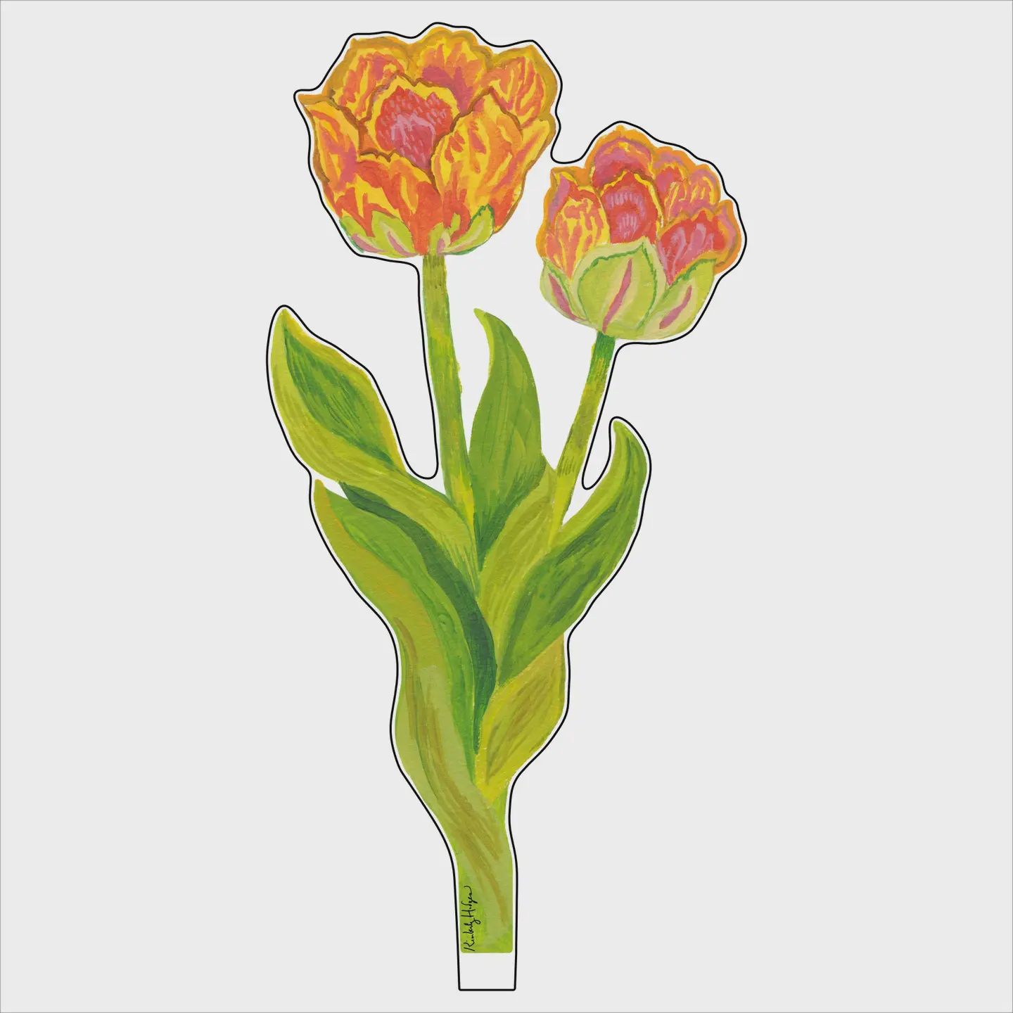 Tulips Acrylic, Size: Small