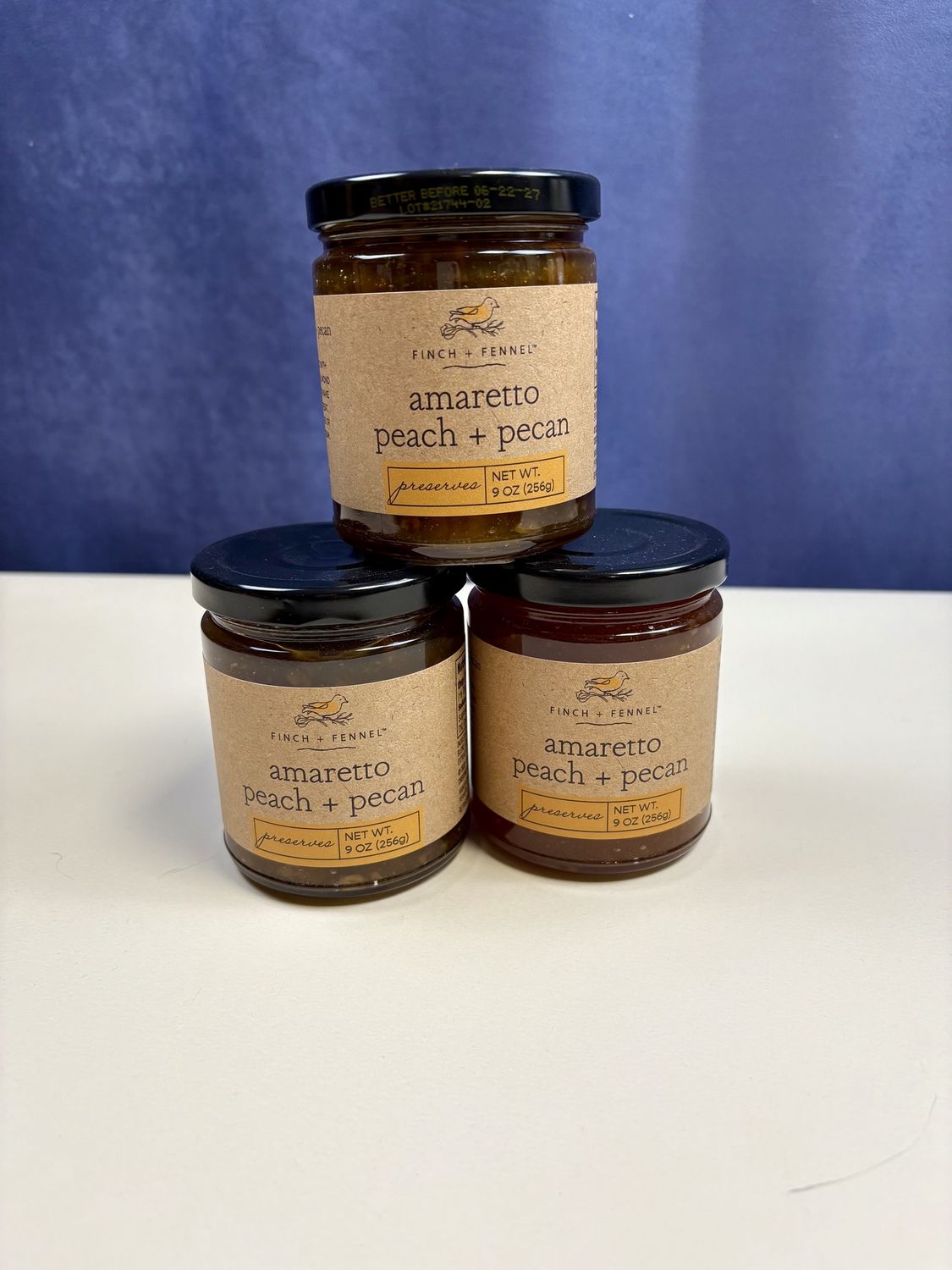 Amaretto Peach Pecan Preserves