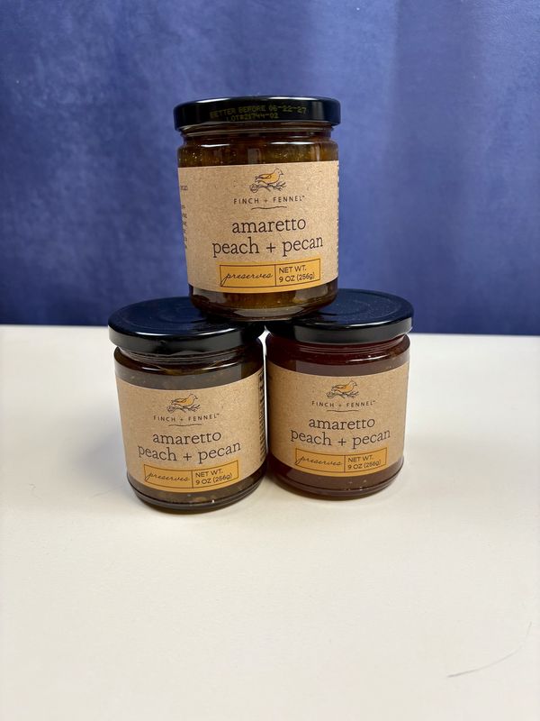 Amaretto Peach Pecan Preserves