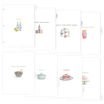 Recipe Tab Dividers
