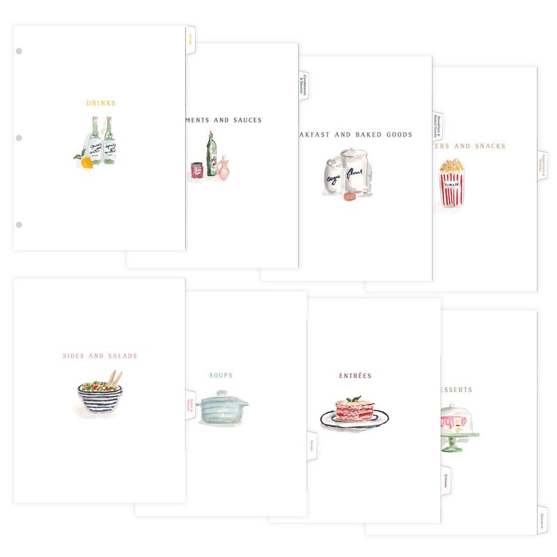 Recipe Tab Dividers