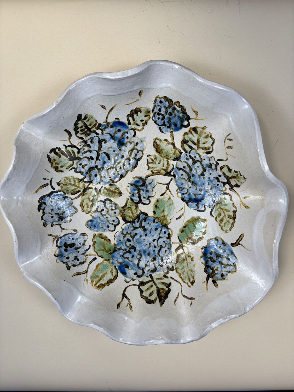 Hydrangea Chip Bowl