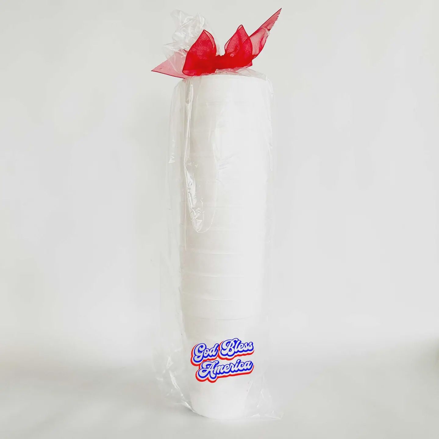 God Bless America Foam Cup