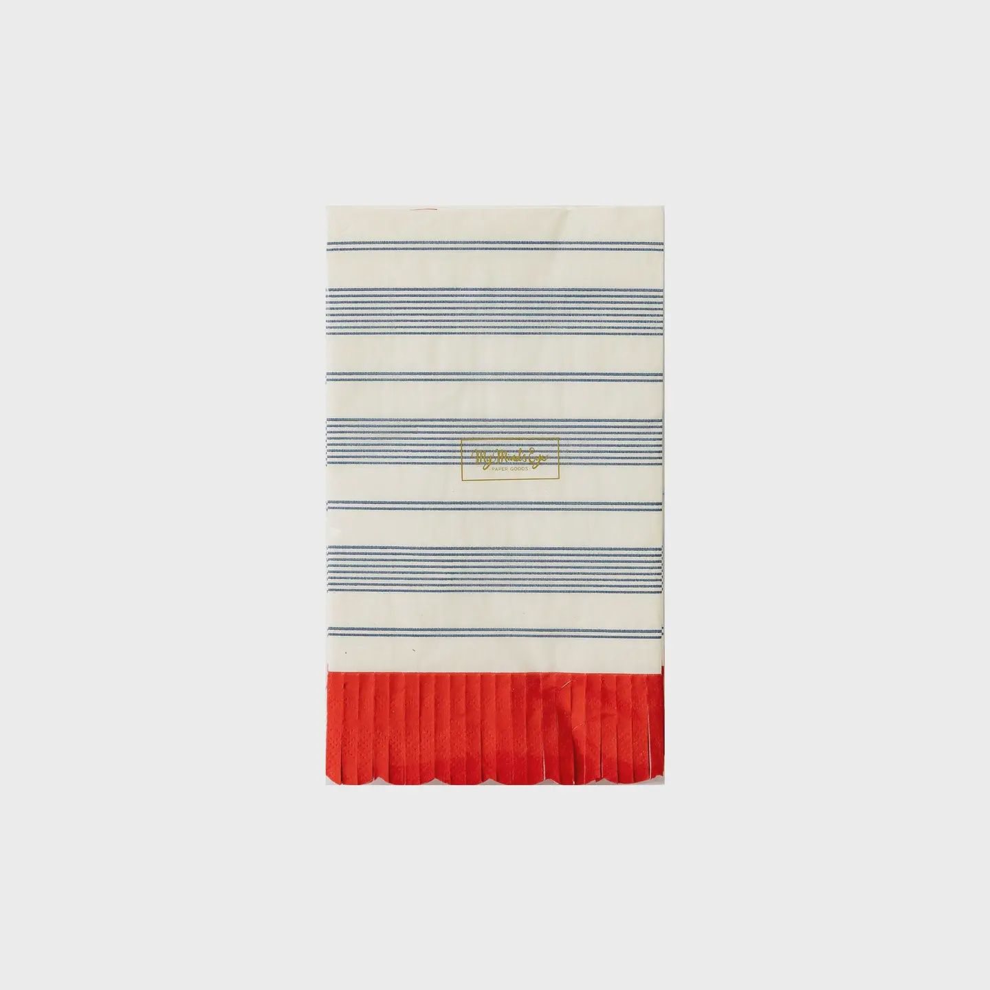 Striped Scallop Dinner Napkin