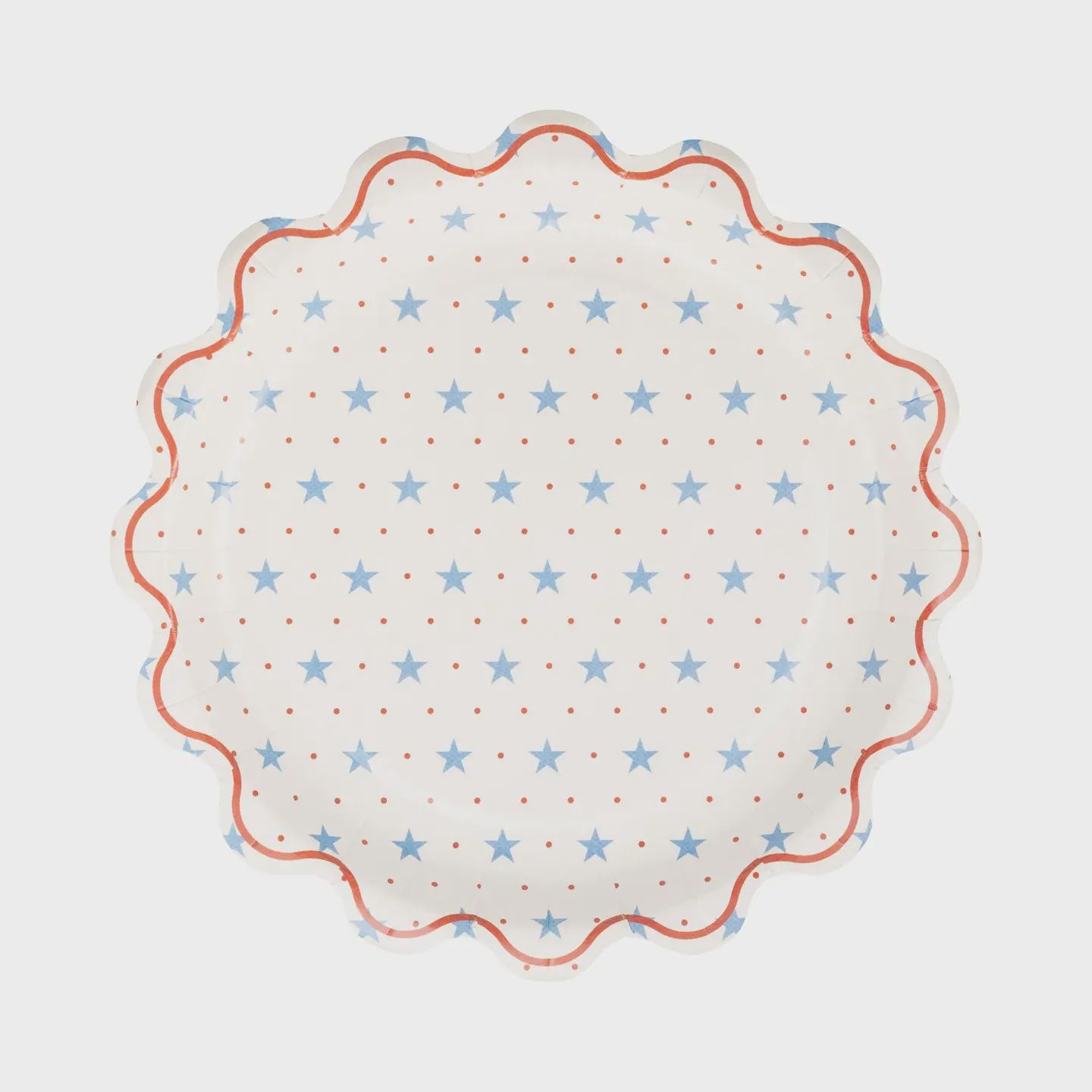 Hamptons Petite Star 9in Paper Plate