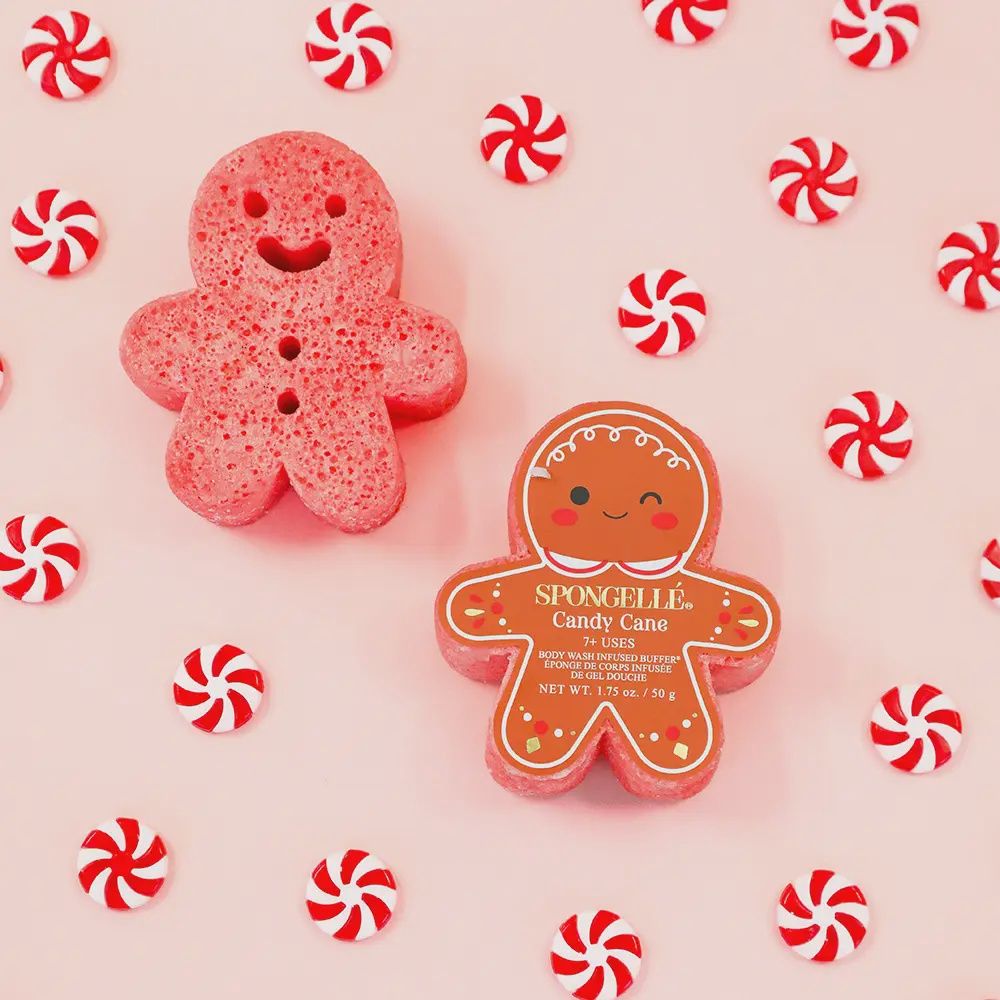 Gingerbread Spongelle, Fragrance: Candy Cane