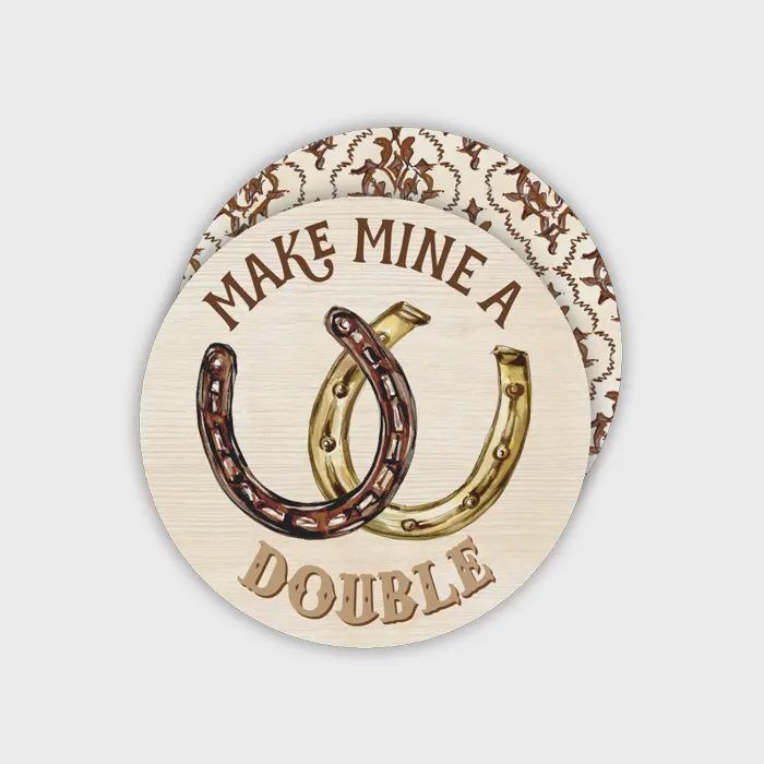 Horseshoe Painted Coaster