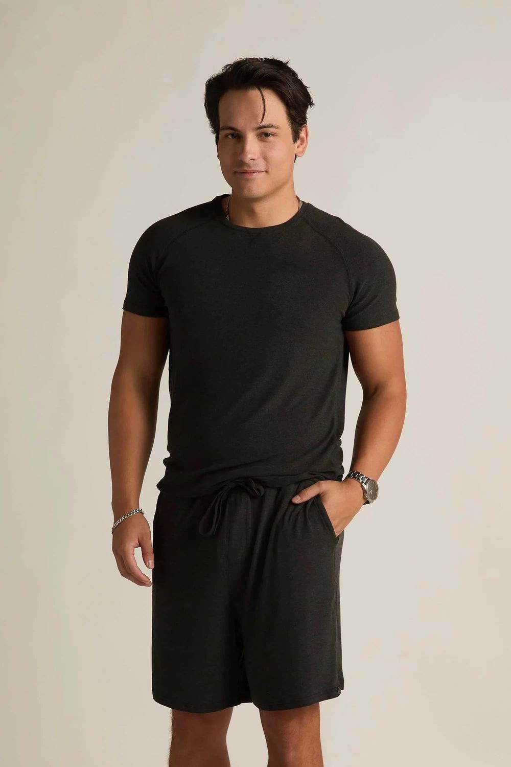Men&#39;s Short Sleeve Tee, Color: Charcoal, Size: Medium