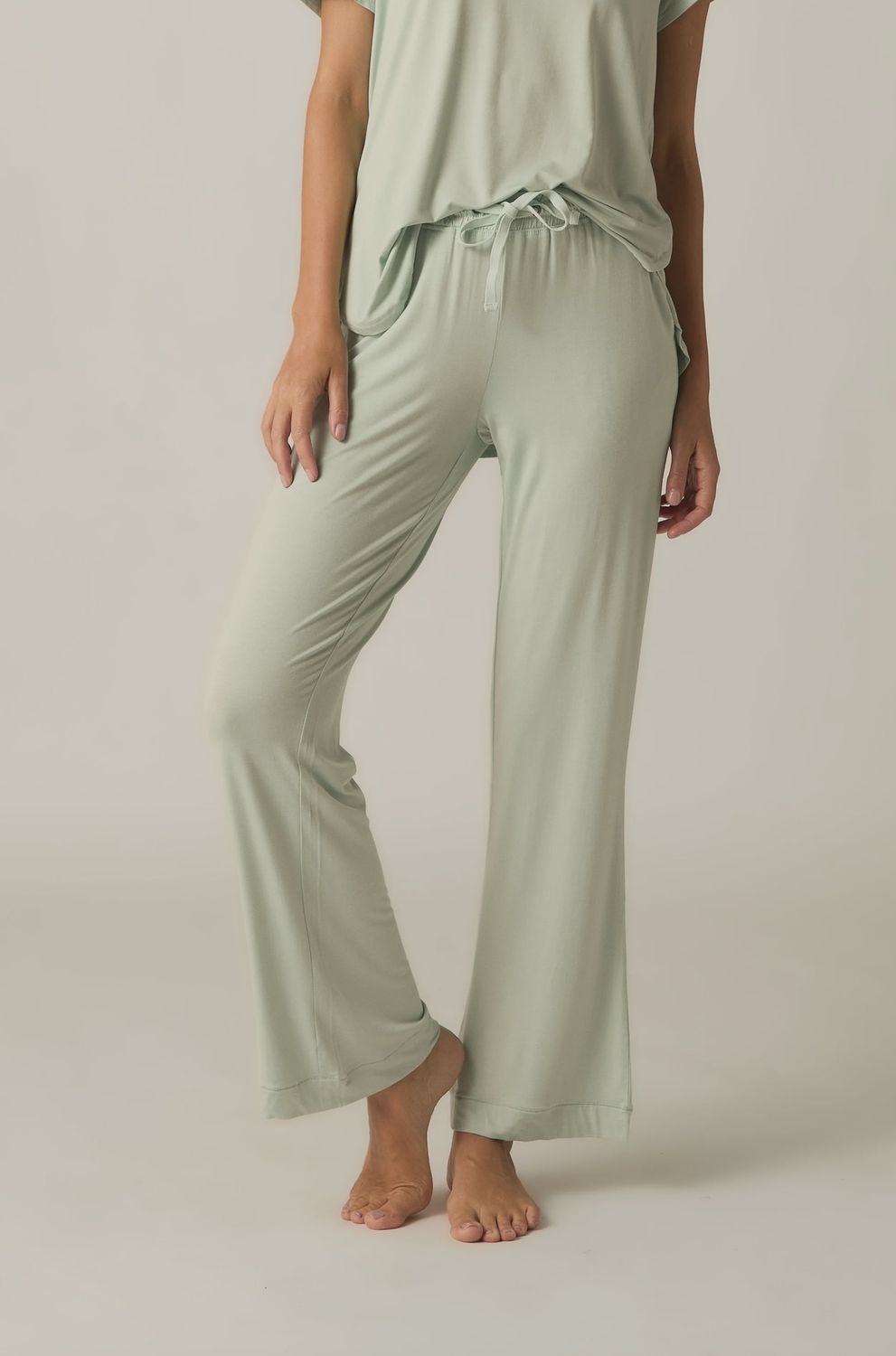 Long Lounge Pant, Color: Sage, Size: Small