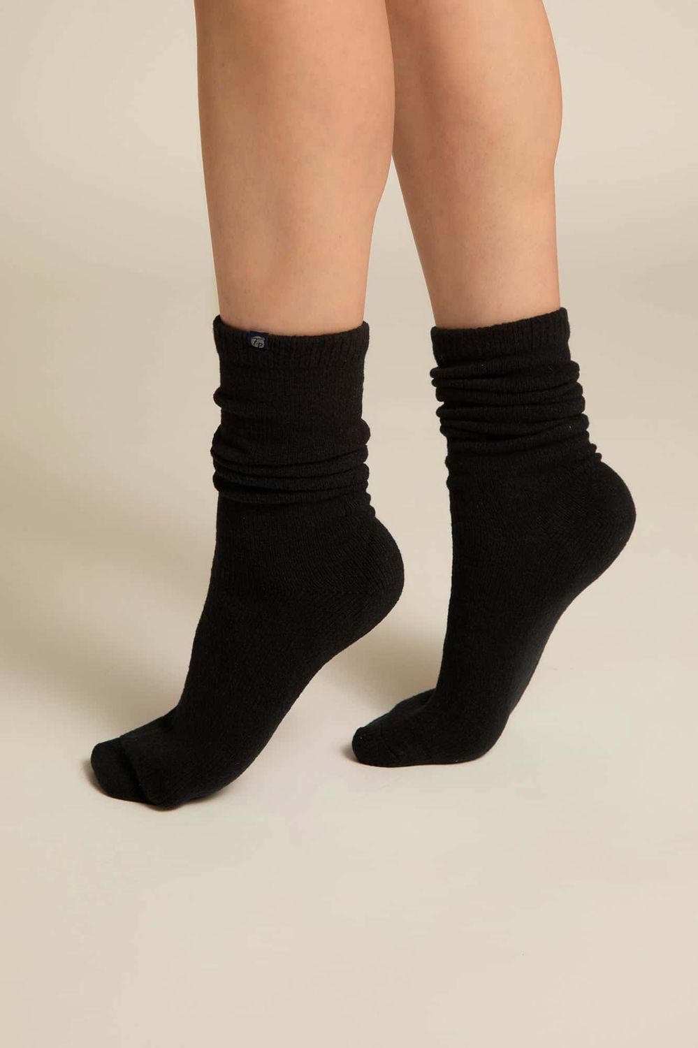 Cashmere-Lined Socks, Color: Black