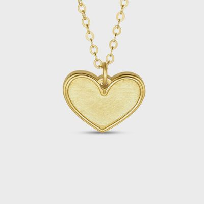 1 Corinthians 13:13 Petite Gold Necklace