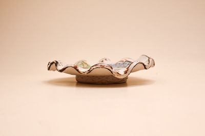 Blue Hydrangea Small Footed Trinket Dish