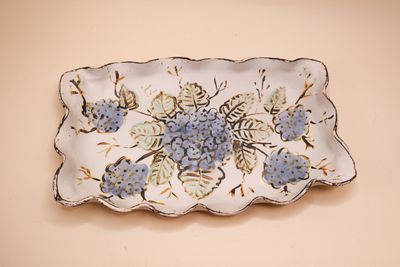 Hydrangea Rectangle Platter