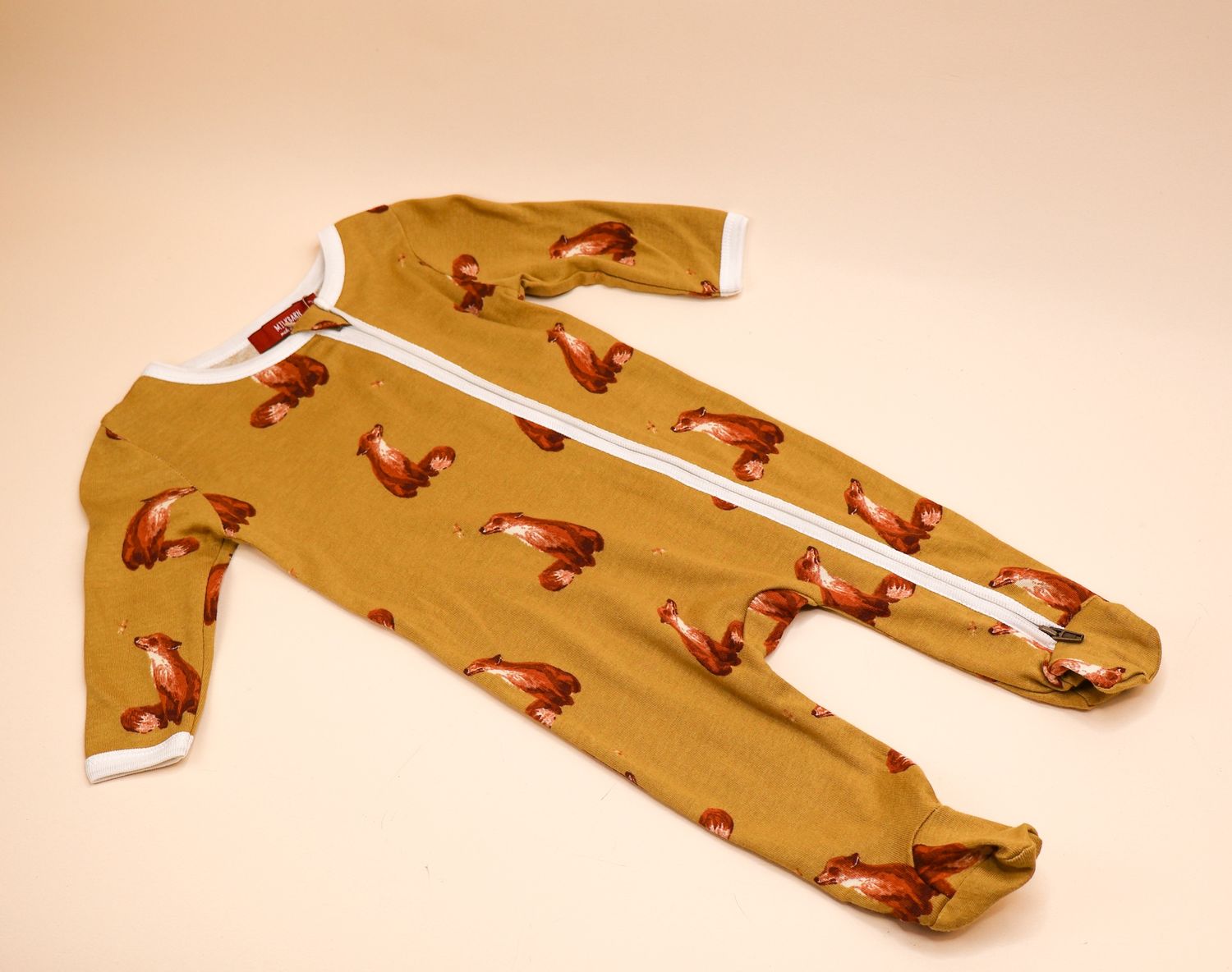 Milkbarn Organic Cotton Fox Onesie
