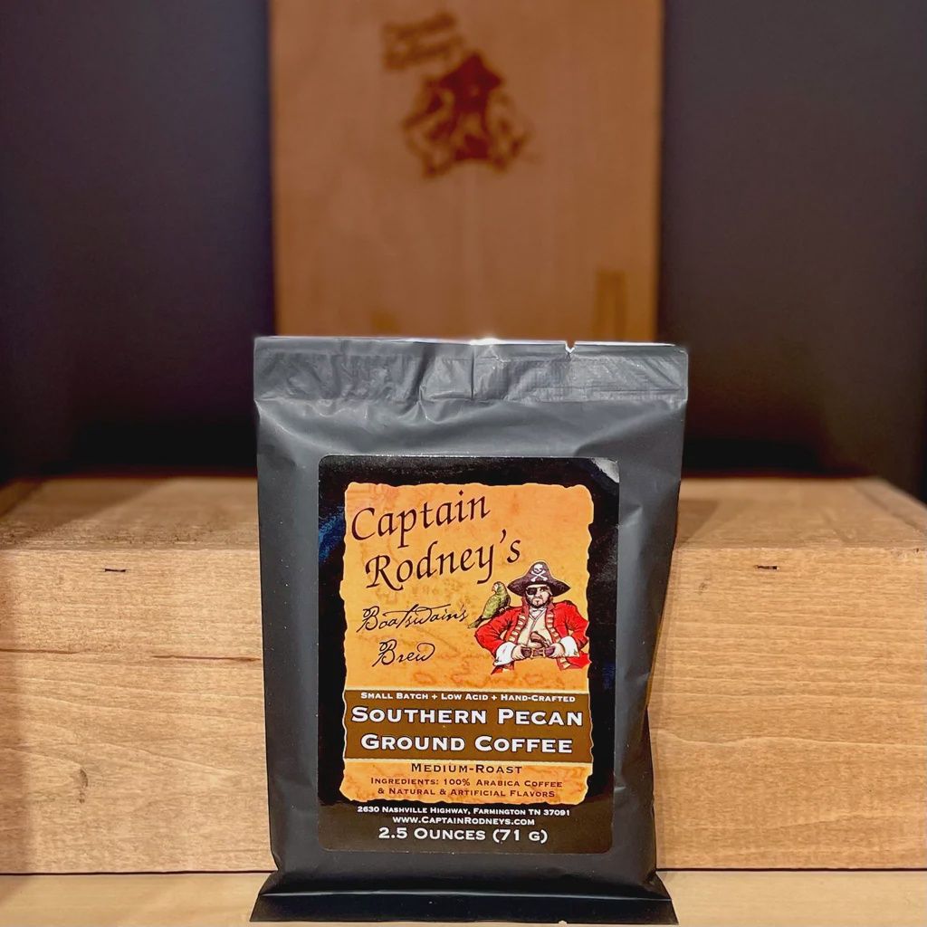 Southern Pecan Ground Coffee, Size: 2.5oz
